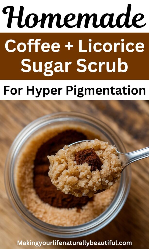 Homemade coffee scrub recipe.