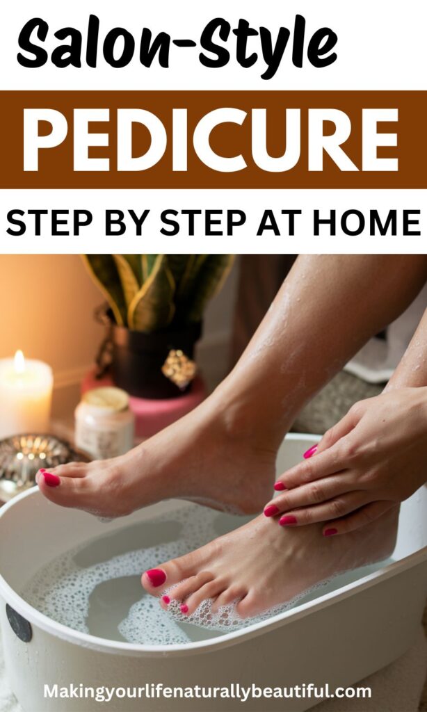 How to do pedicure at home step by step method.