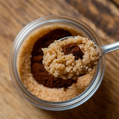 homemade coffee scrub
