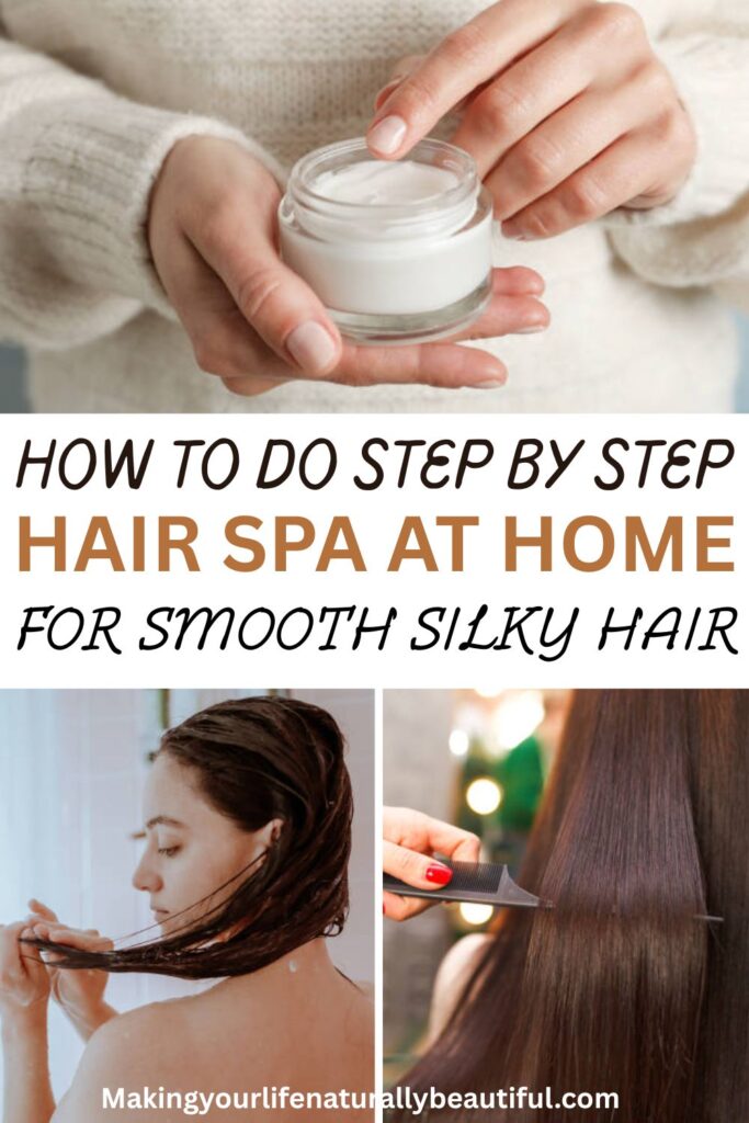 How to do hair spa at home - easy step by step method.