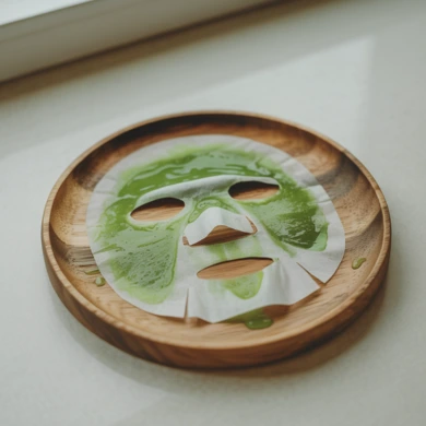 homemade sheet mask for glowing skin