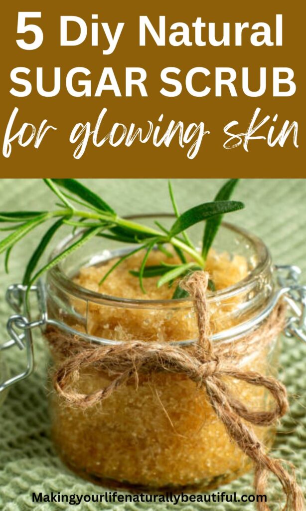 easy homemade sugar scrubs recipes.