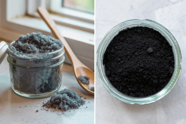 homemade charcoal scrub