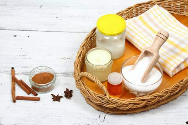 coconut cinnamon sugar scrub