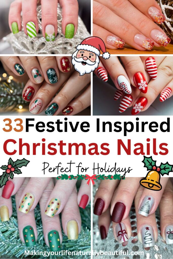 Christmas nail designs.