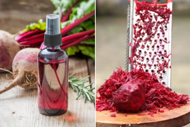 Homemade Beetroot toner