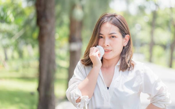 fix oily skin when outside