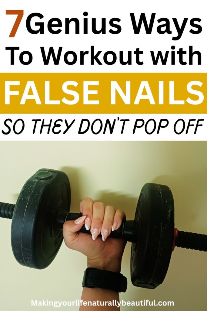 How to workout with false nails - Easy tips.
