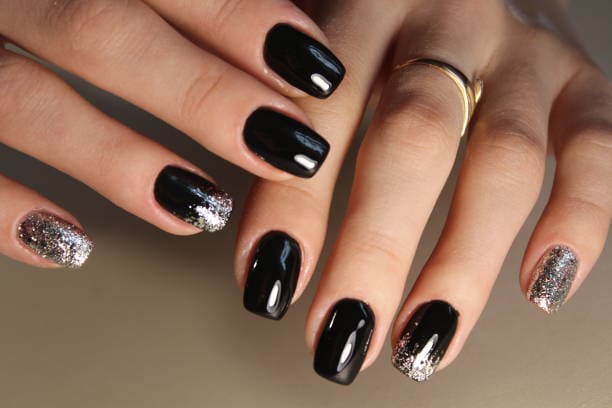 black nails