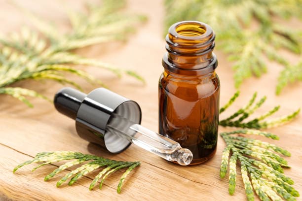 Cypress oil for combination skin