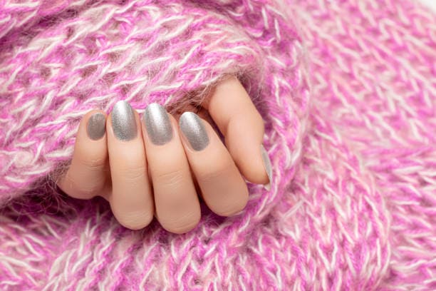 silver nails