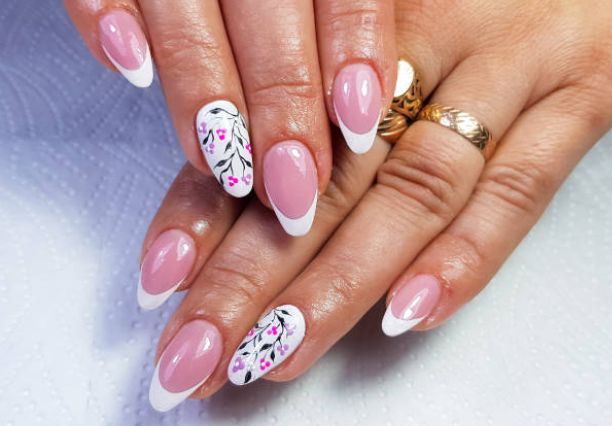 21st birthday nail designs
