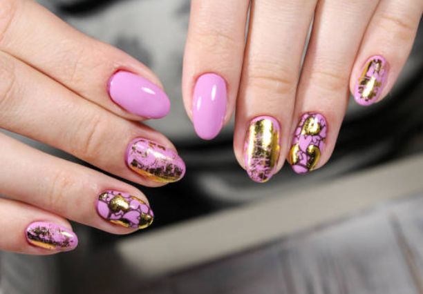 21st birthday nails
