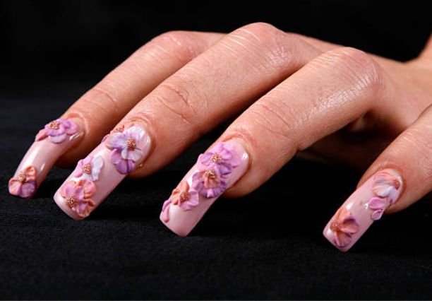 21st birthday nail art designs