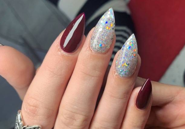 21st birthday nail designs