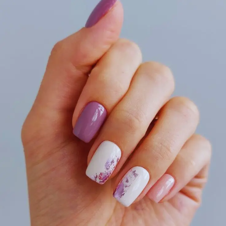foil nail ideas