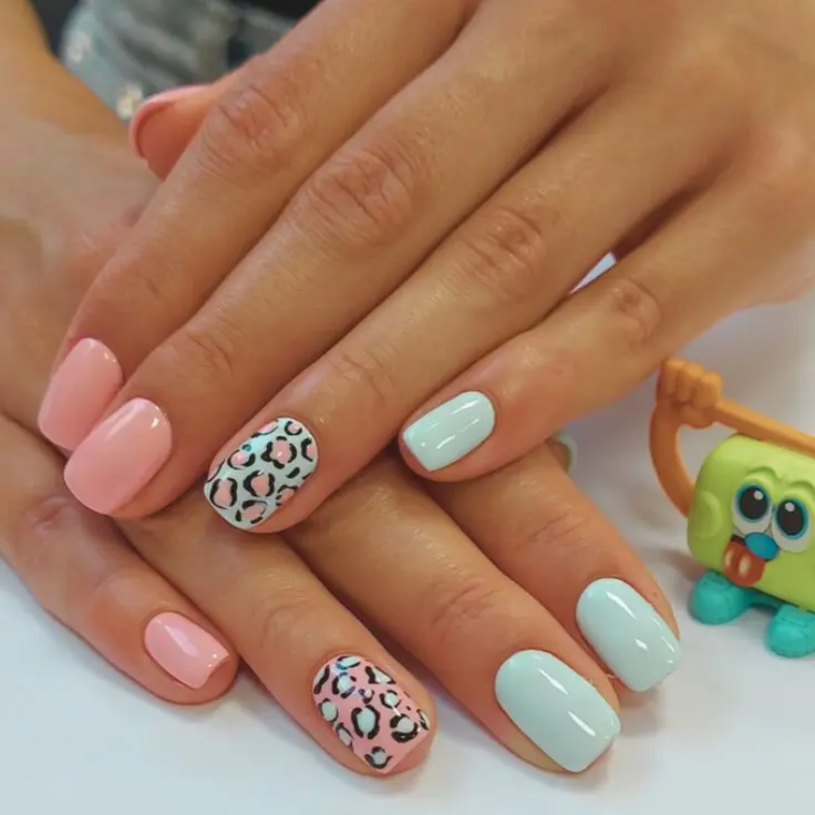 leopard nail designs