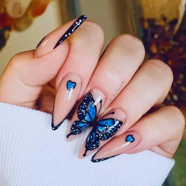 Butterfly nail designs