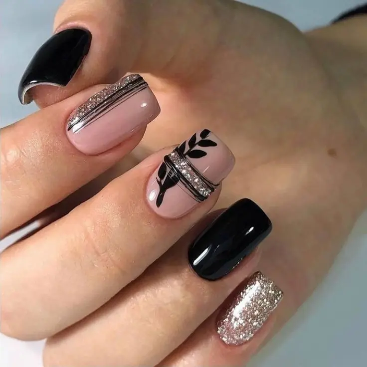 black nail ideas