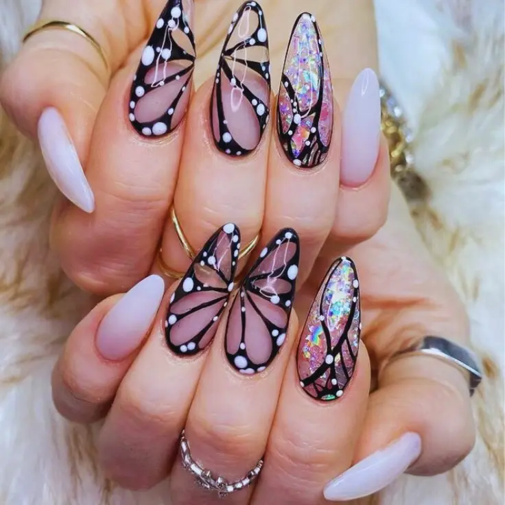 butterfly nails