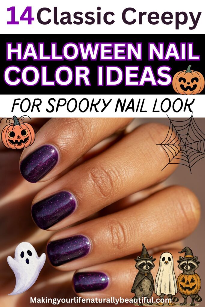 Best Halloween nail colors.