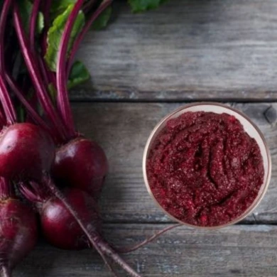 homemade beetroot scrub