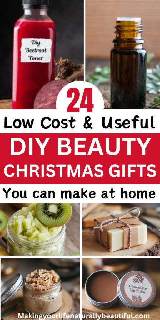 Diy beauty Gifts for Christmas to make at home