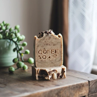 homemade coffee soap