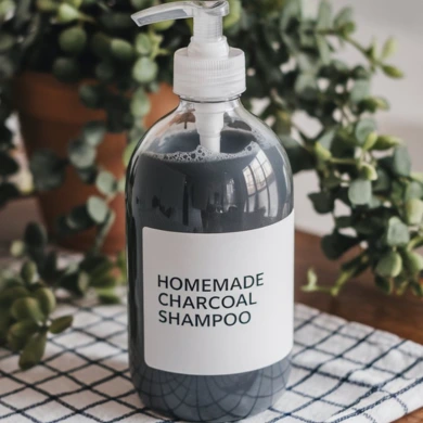 homemade charcoal shampoo