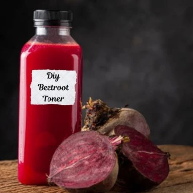 homemade beetroot toner