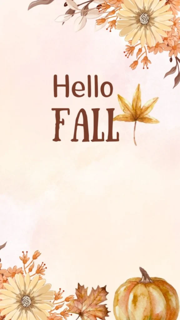 Hello Fall wallpaper