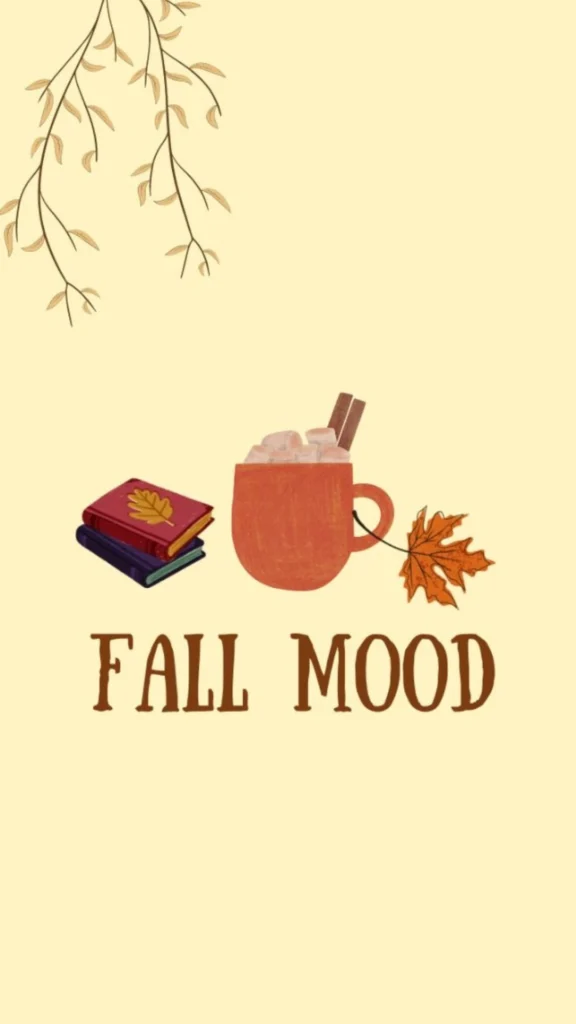 Fall background for mobile phone