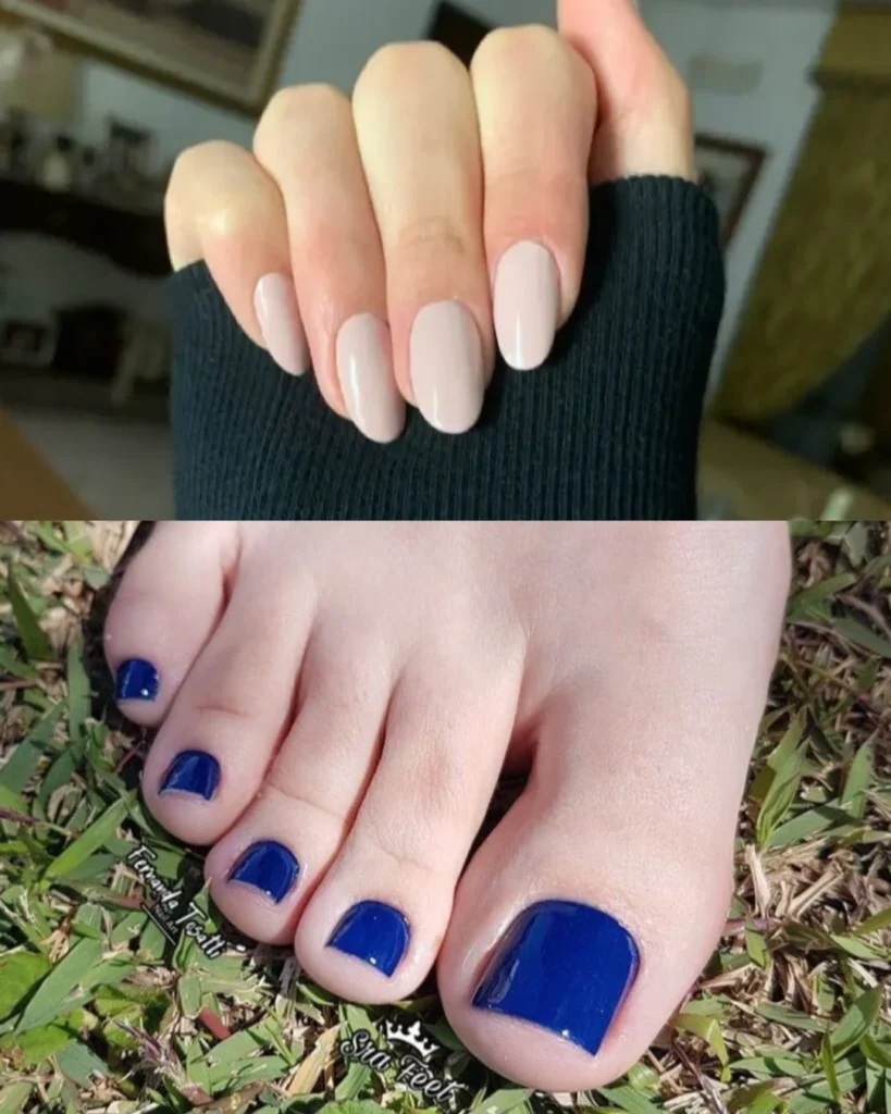 Best Fall manicure and pedicure color combinations