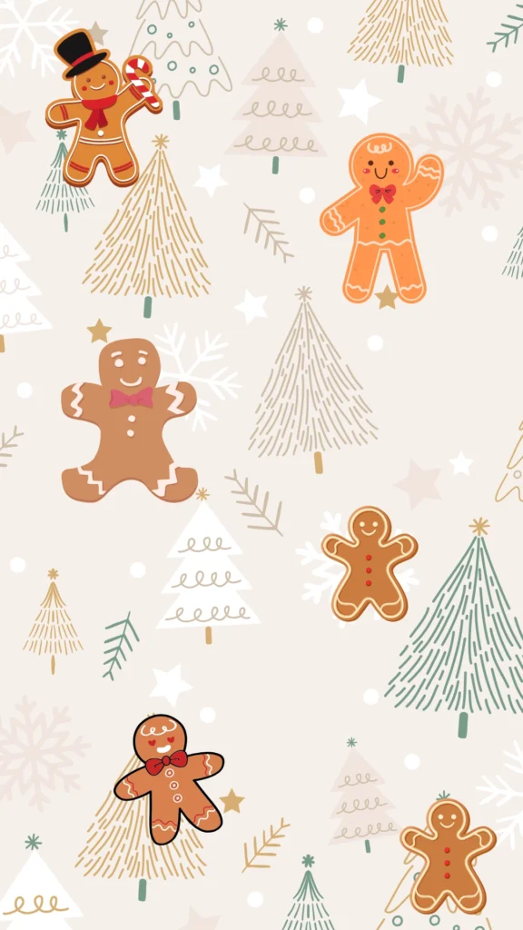 gingerbread winter wallpaper