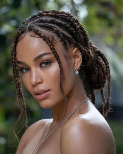 Bun natural hairstyles for black women