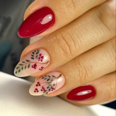 Cranberries thanksgiving nails