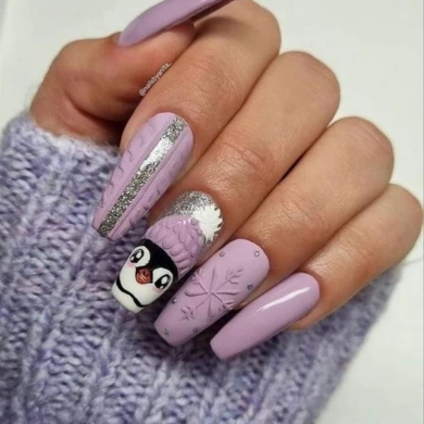cute sweater nails
