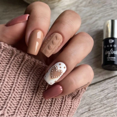 cute winter nail art designs