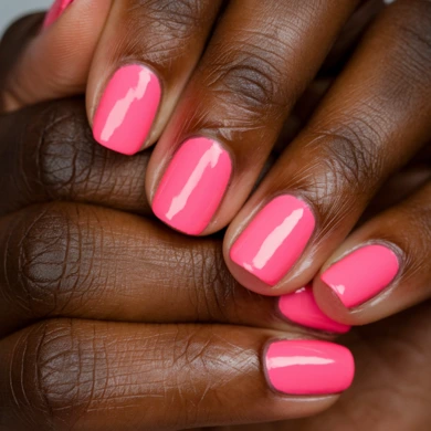 spring nail colors for dark skin tones
