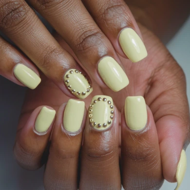 cute spring nail colors for dark skin