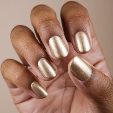 Chrome finish nail art ideas
