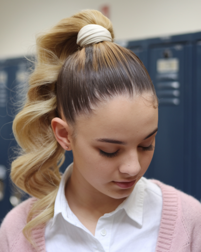 preppy hairstyles for school