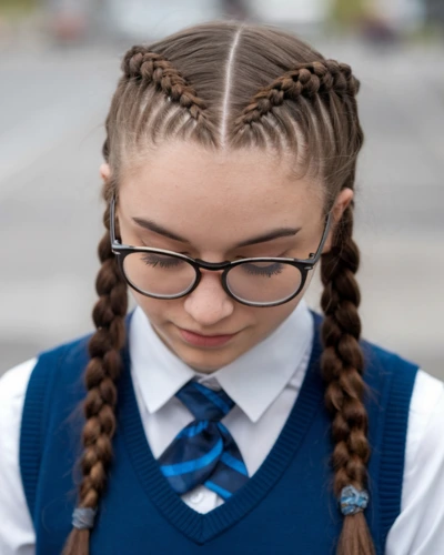quick braid hairstyles for school