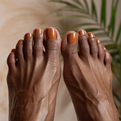 Spring pedicure colors for dark skin
