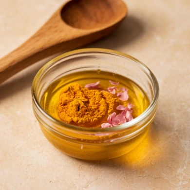 Turmeric face mask for normal skin
