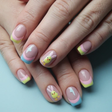 Cute Easter nails