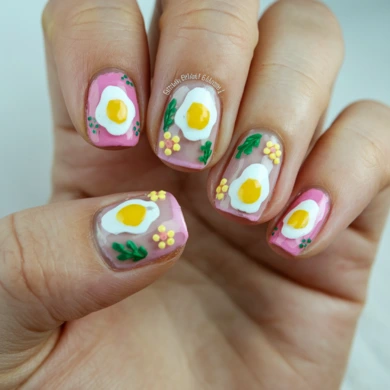 Easter inspired nail art designs
