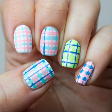 simple Easter nail designs