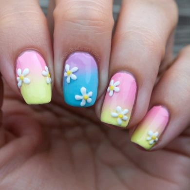 Easy Easter Nails