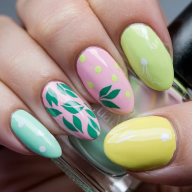 Easter nails easy